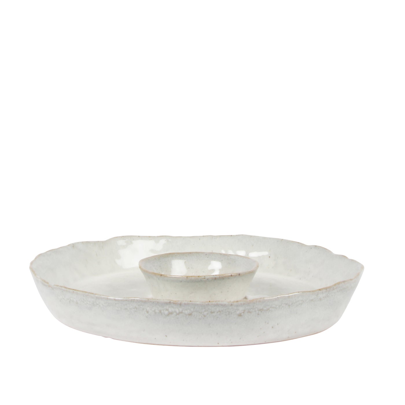 Palermo Dip Serving Platter White