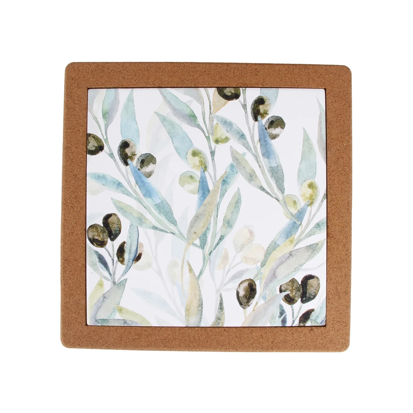 Ceramic & Cork Printed Trivet