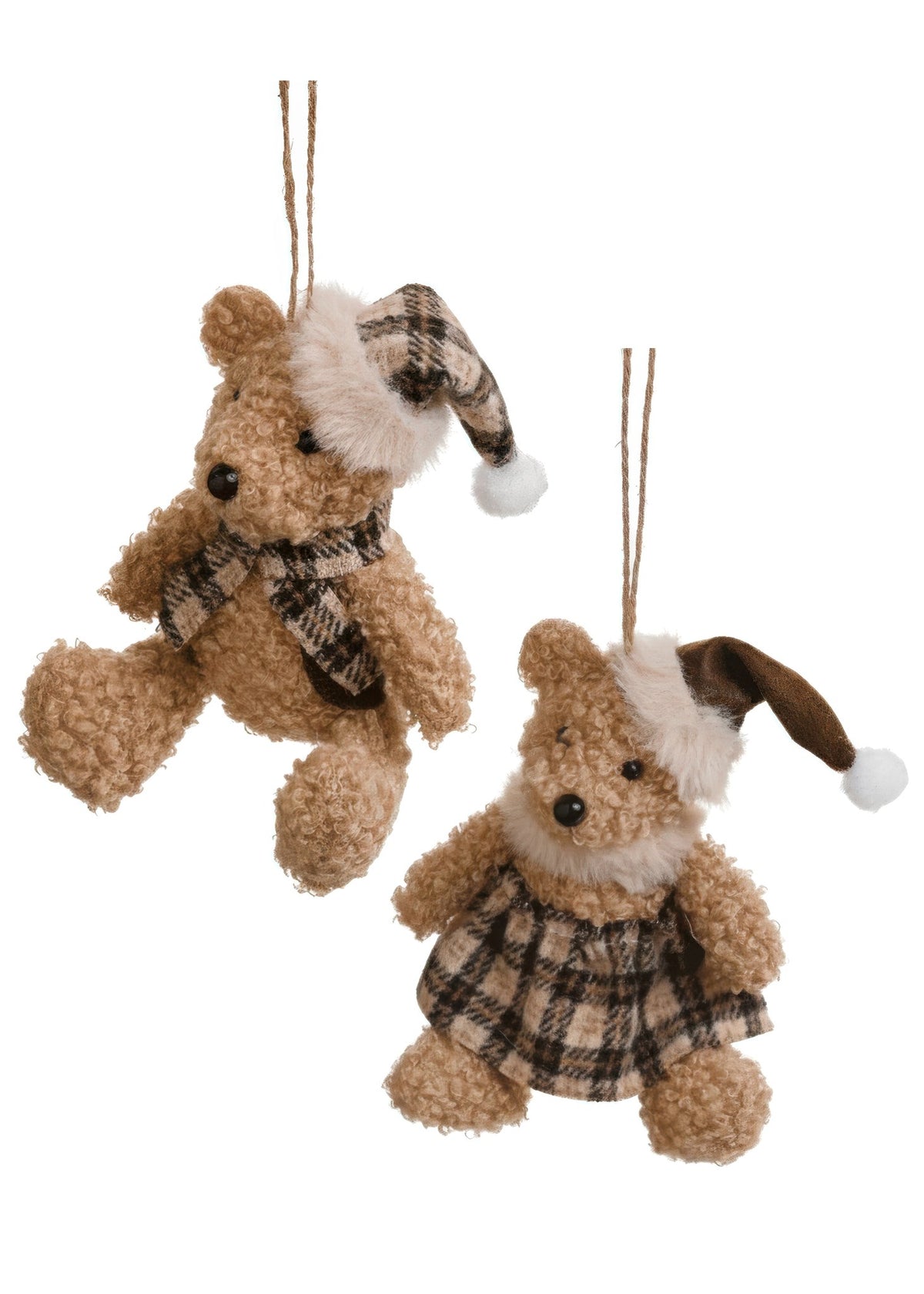 Bear Ornaments S/2