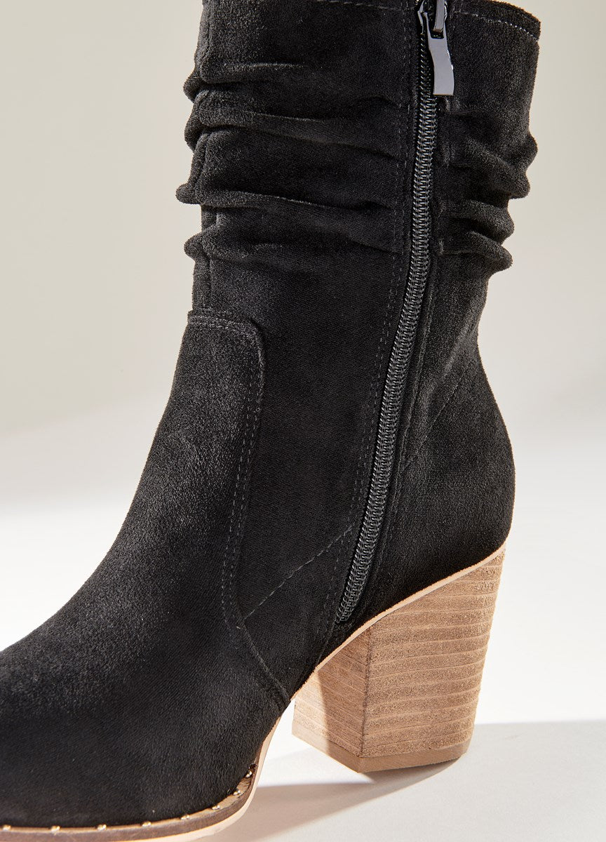 Charlie Paige Chunky Heel Boots