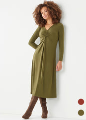 Crepe Knot Dress