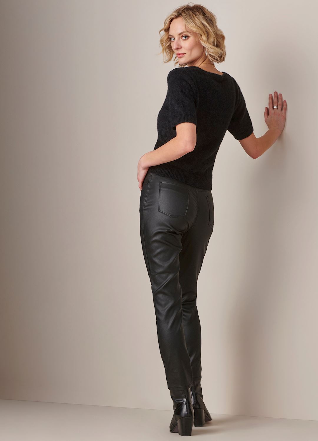 Charlie Paige Leather Style  Pants
