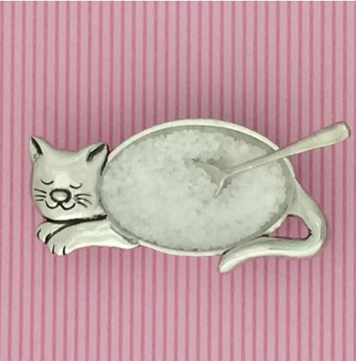 Basic Spirit Pewter Salt Dish With Spoon