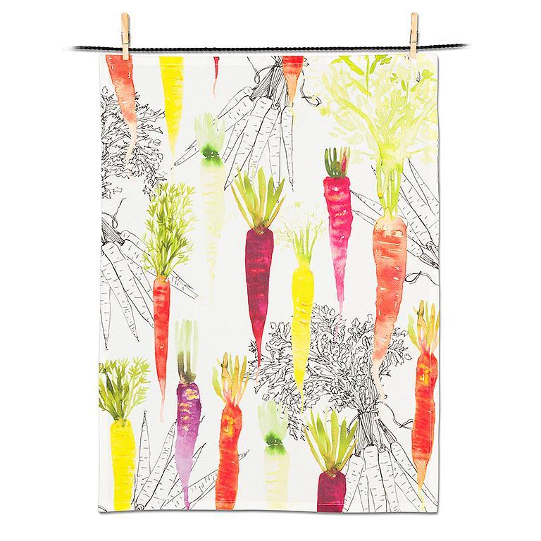 Heirloom Carrots Kitchen Towel