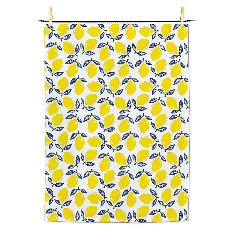 Lemon Print Kitchen Towel