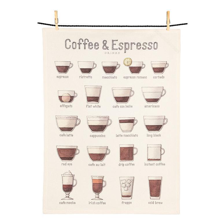 Coffee / Espresso Tea Towel