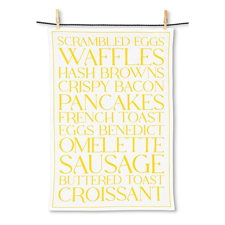 Kitchen Text Tea Towel