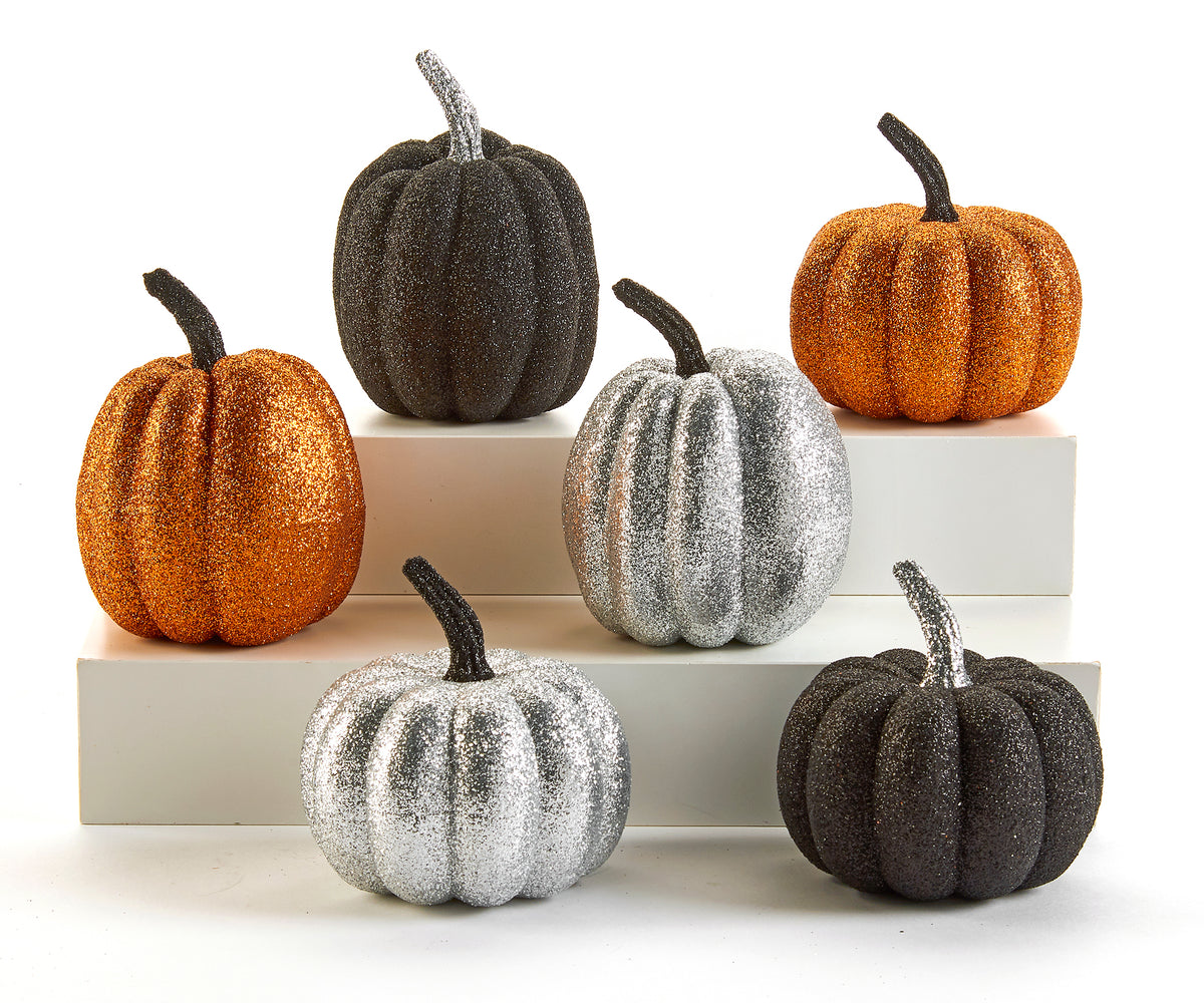 Glitter Pumpkins