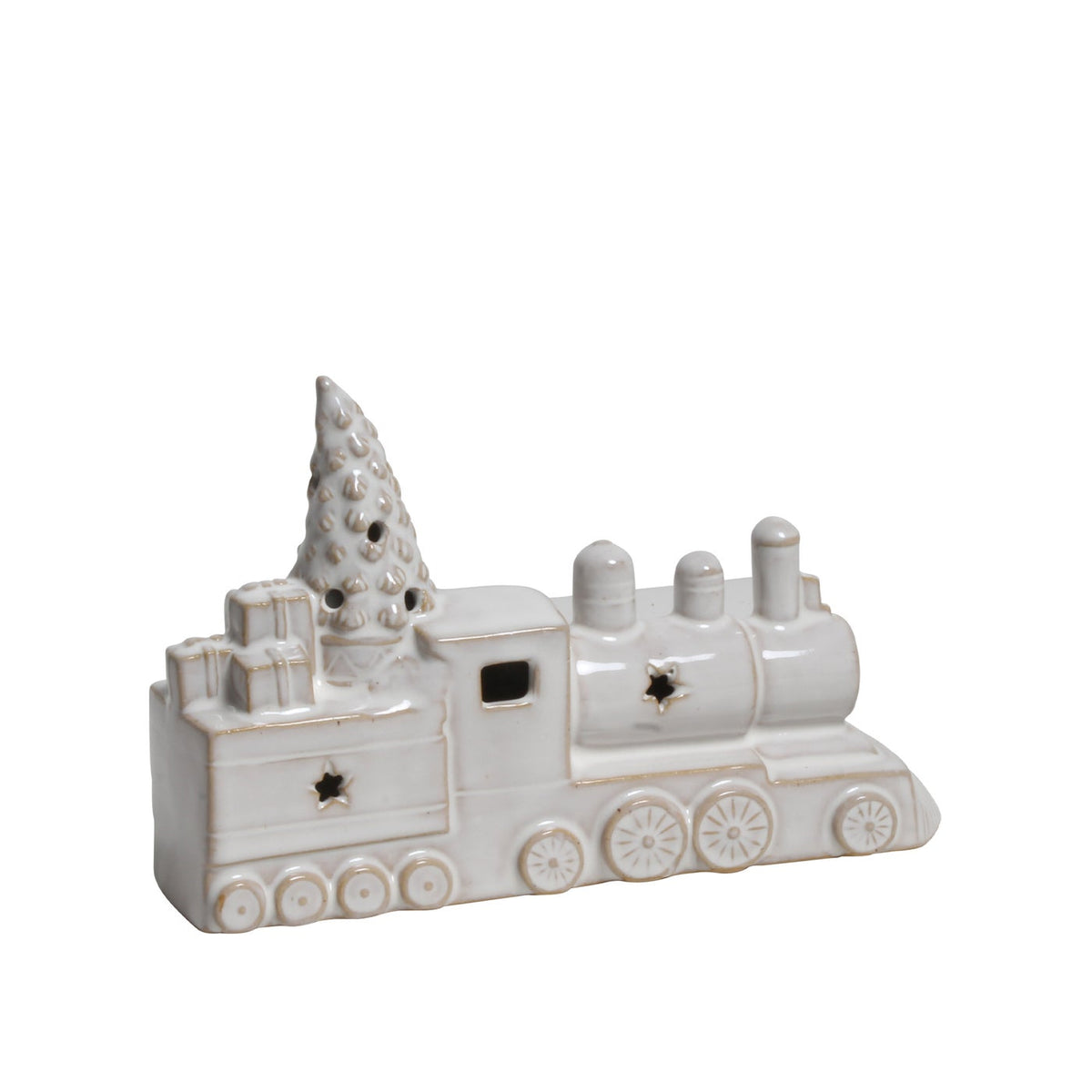 Stoneware Christmas Train