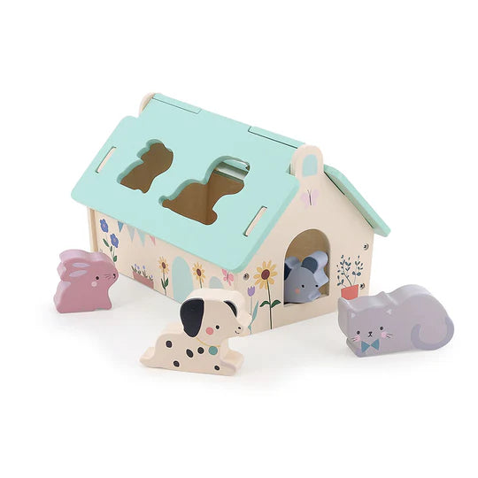 Vilac Tiny House Shape Sorter by Sarah Betz