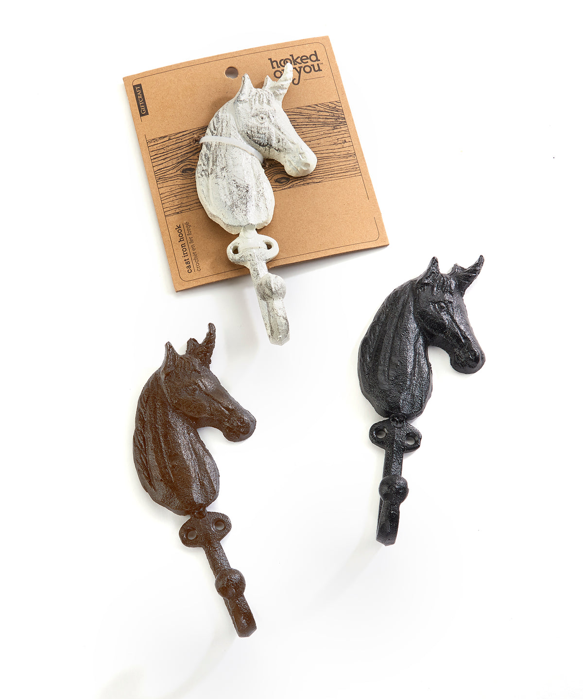 Hooked On You Cast Iron Wall Hook