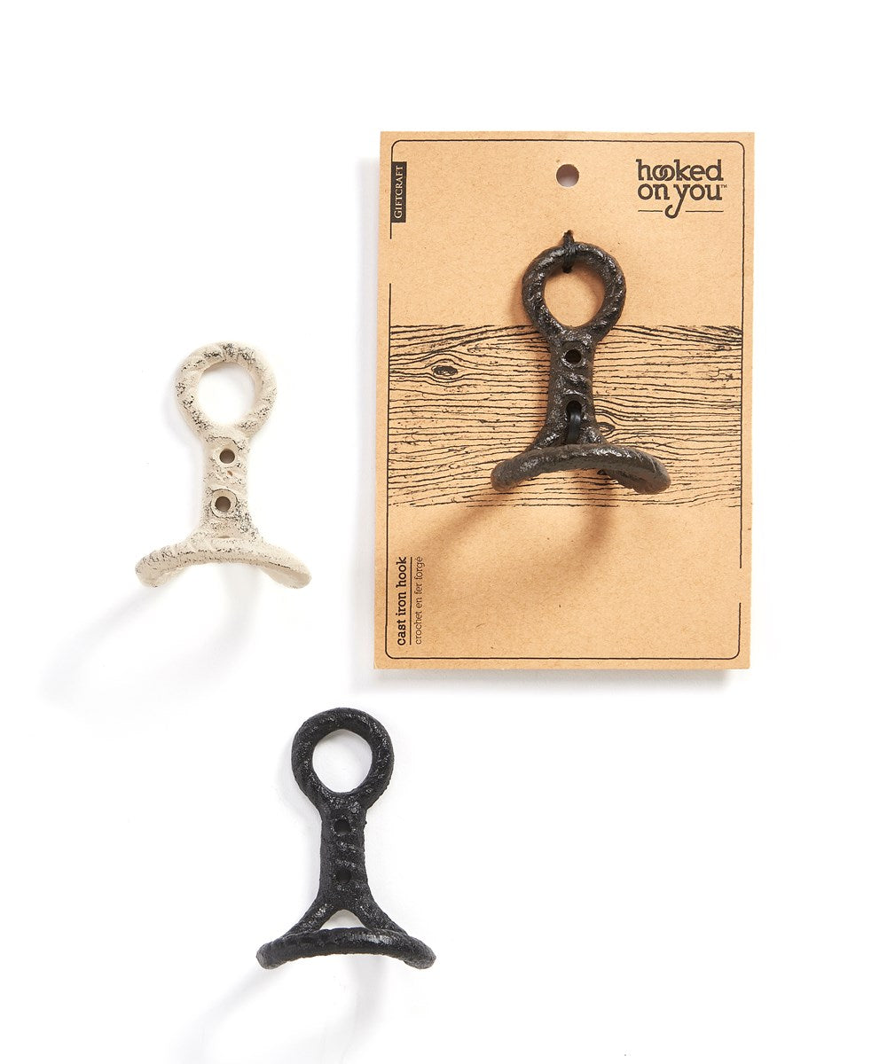 Hooked On You Cast Iron Wall Hook