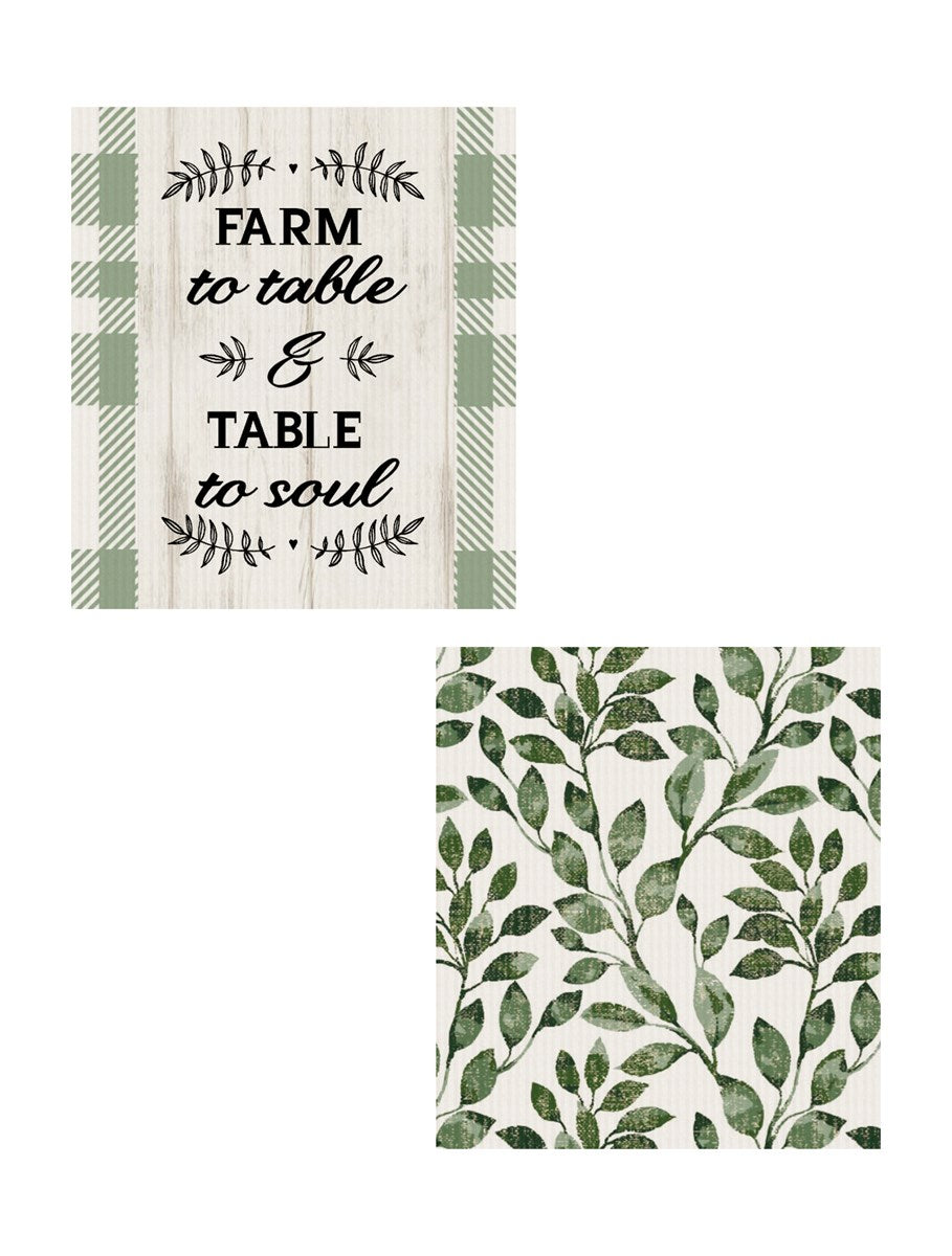 Swedish Dishcloth Plants &amp; Animals