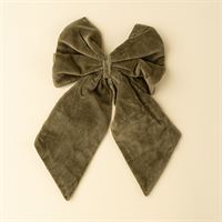 Velvet Bow Clips