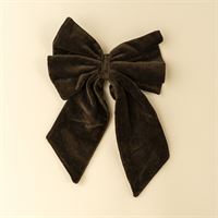 Velvet Bow Clips
