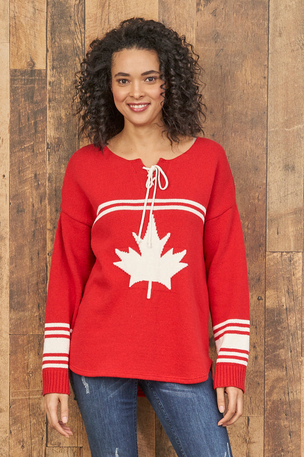 Eco Cotton Retro Hockey Pullover Sweater