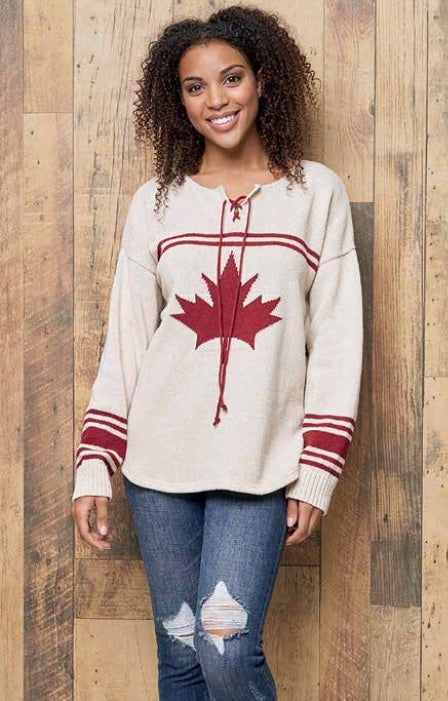 Eco Cotton Retro Hockey Pullover Sweater