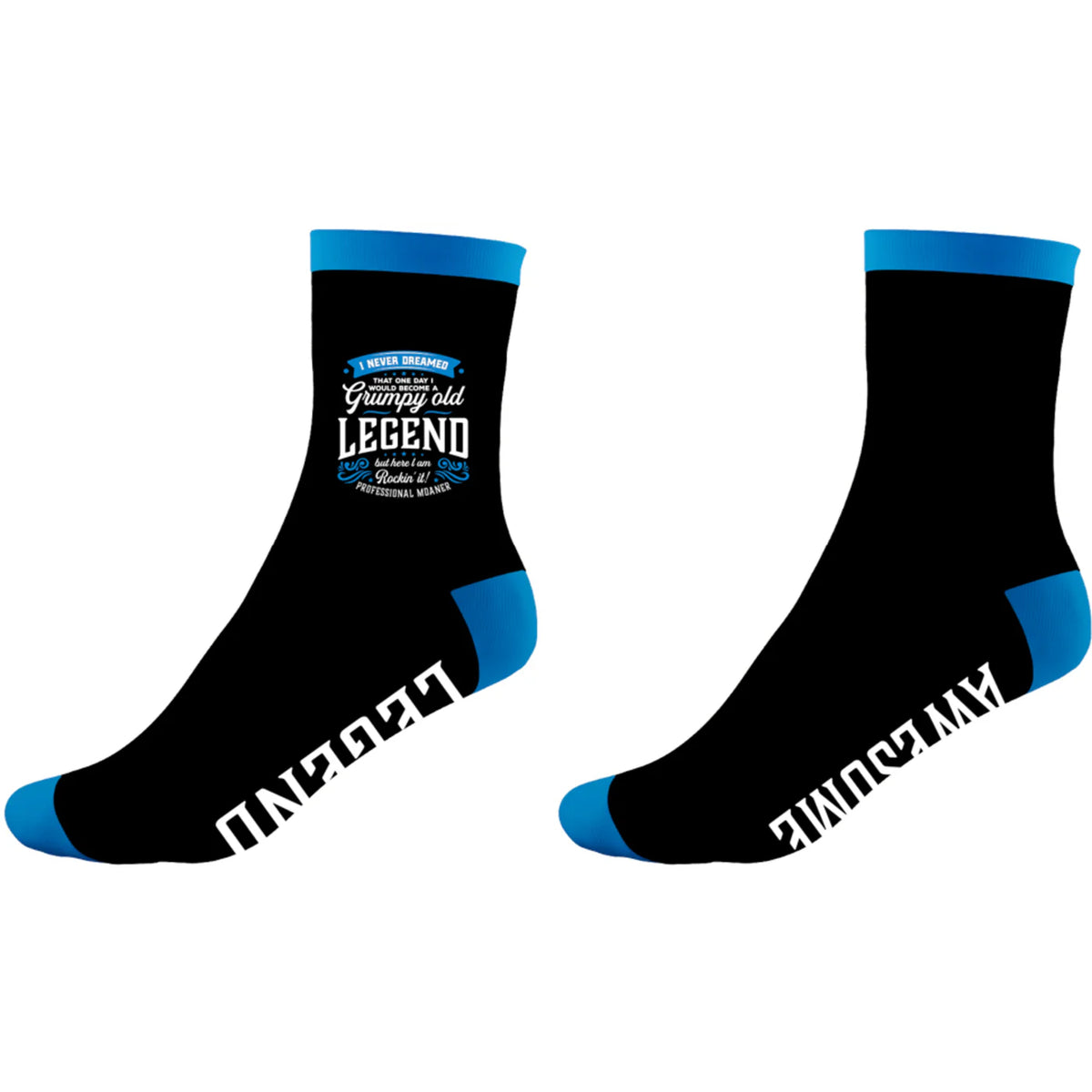 Humorous Bamboo Crew Socks