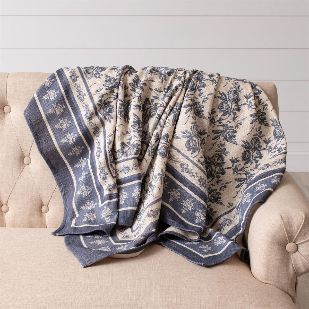 French Blue Linen Collection