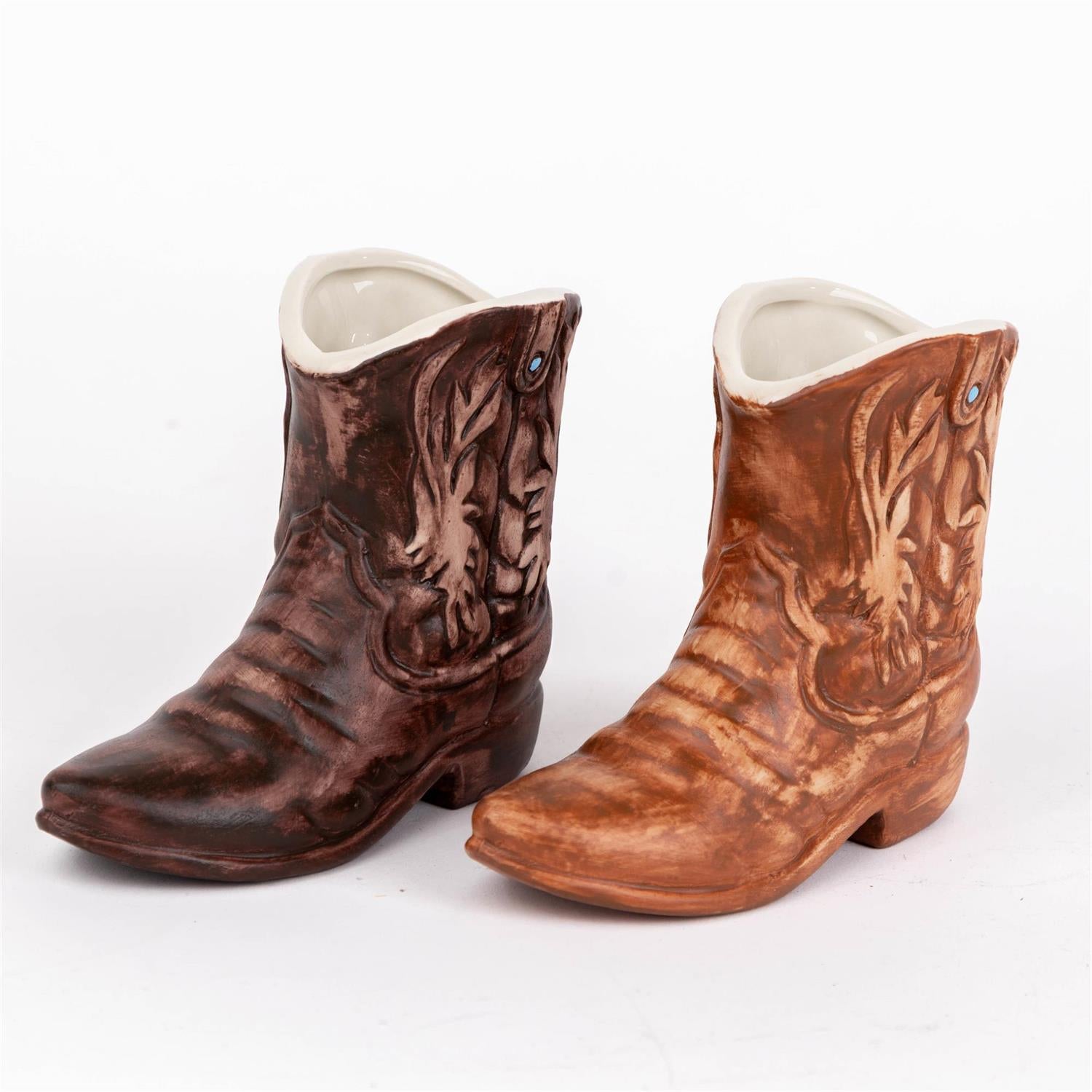Ceramic Western Boot