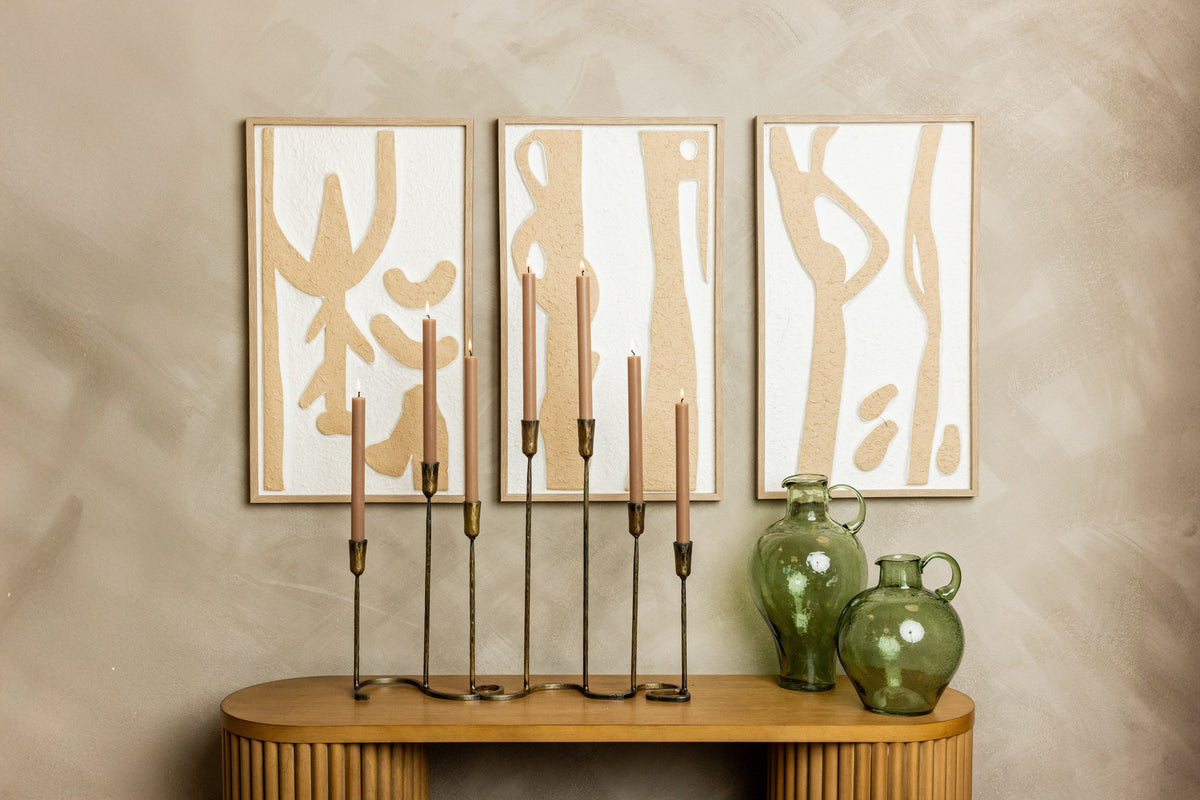 Brass Iron Taper Candle Holder