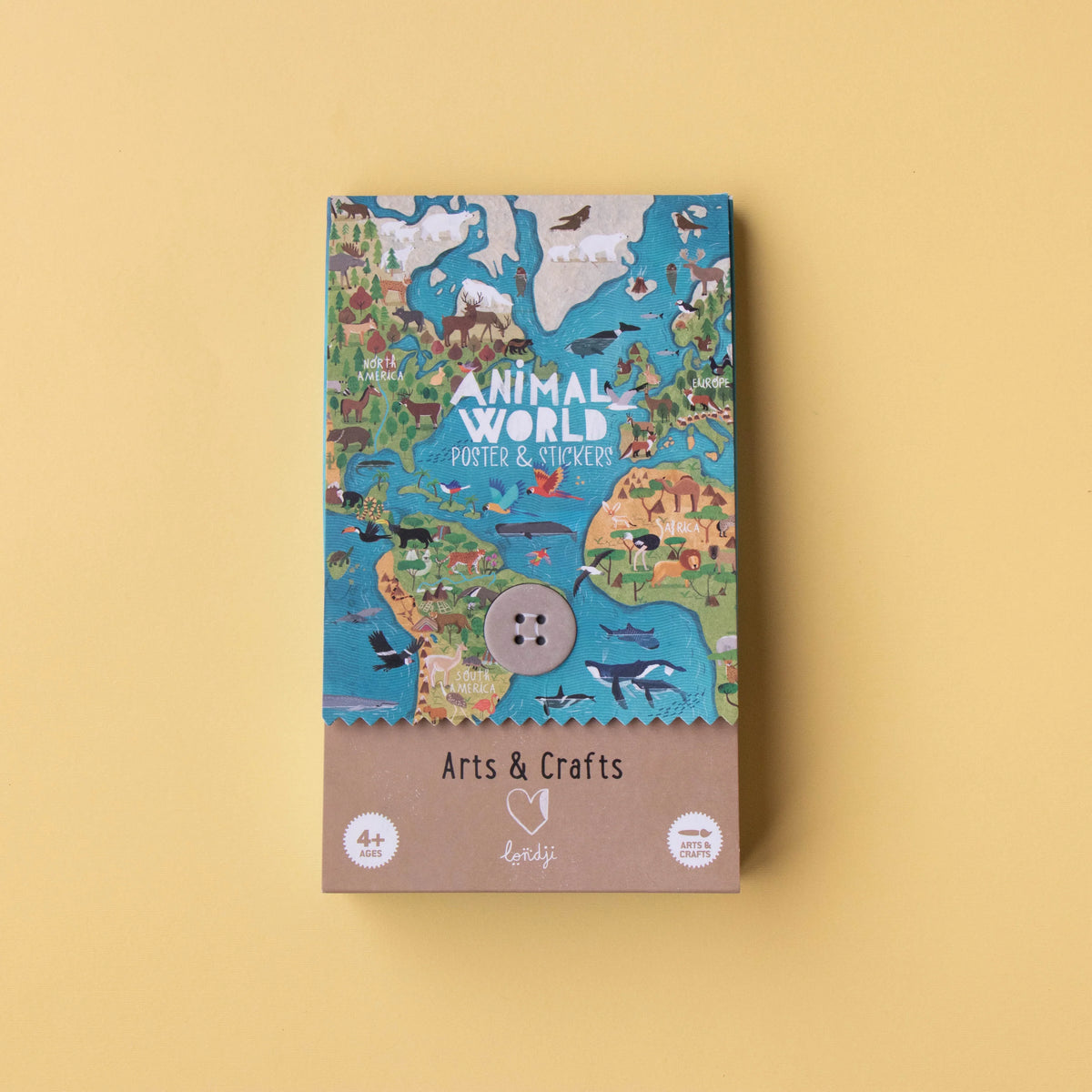 Animal World Poster &amp; Stickers