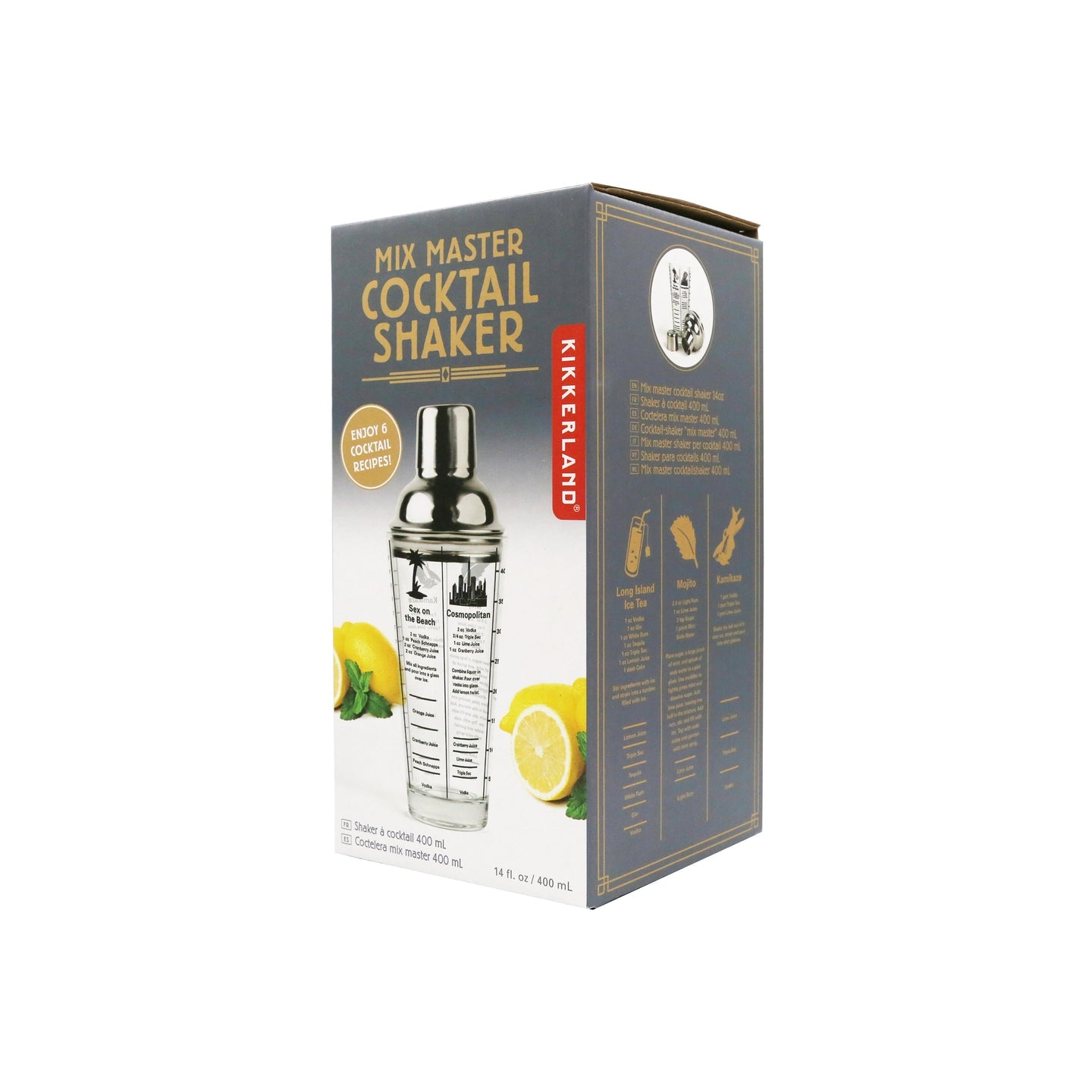 Mix Master Cocktail; Shaker 16oz