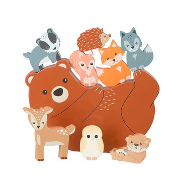 Orange Tree Toys Woodland Animal Balancing Game