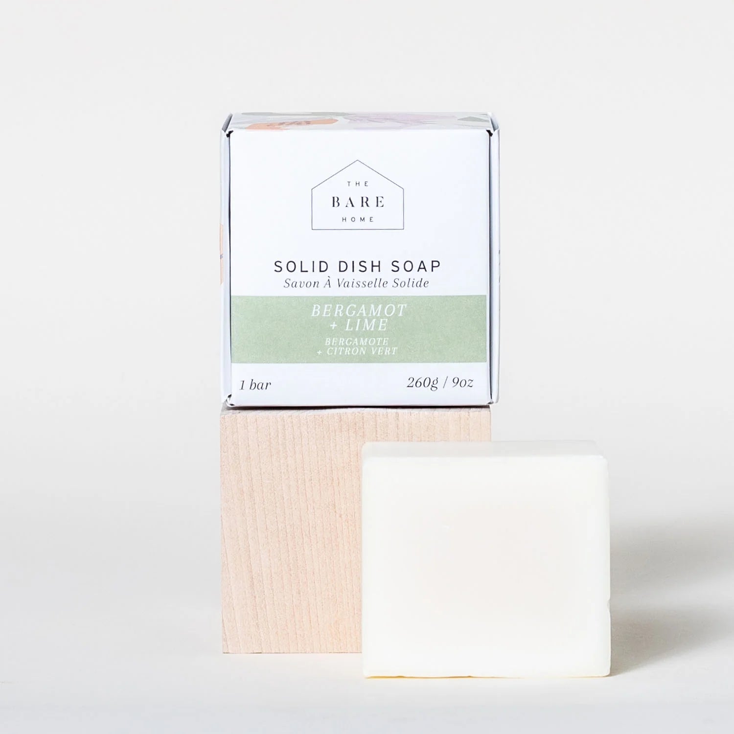 The Bare Home Solid Dish Soap Bar & Accessories
