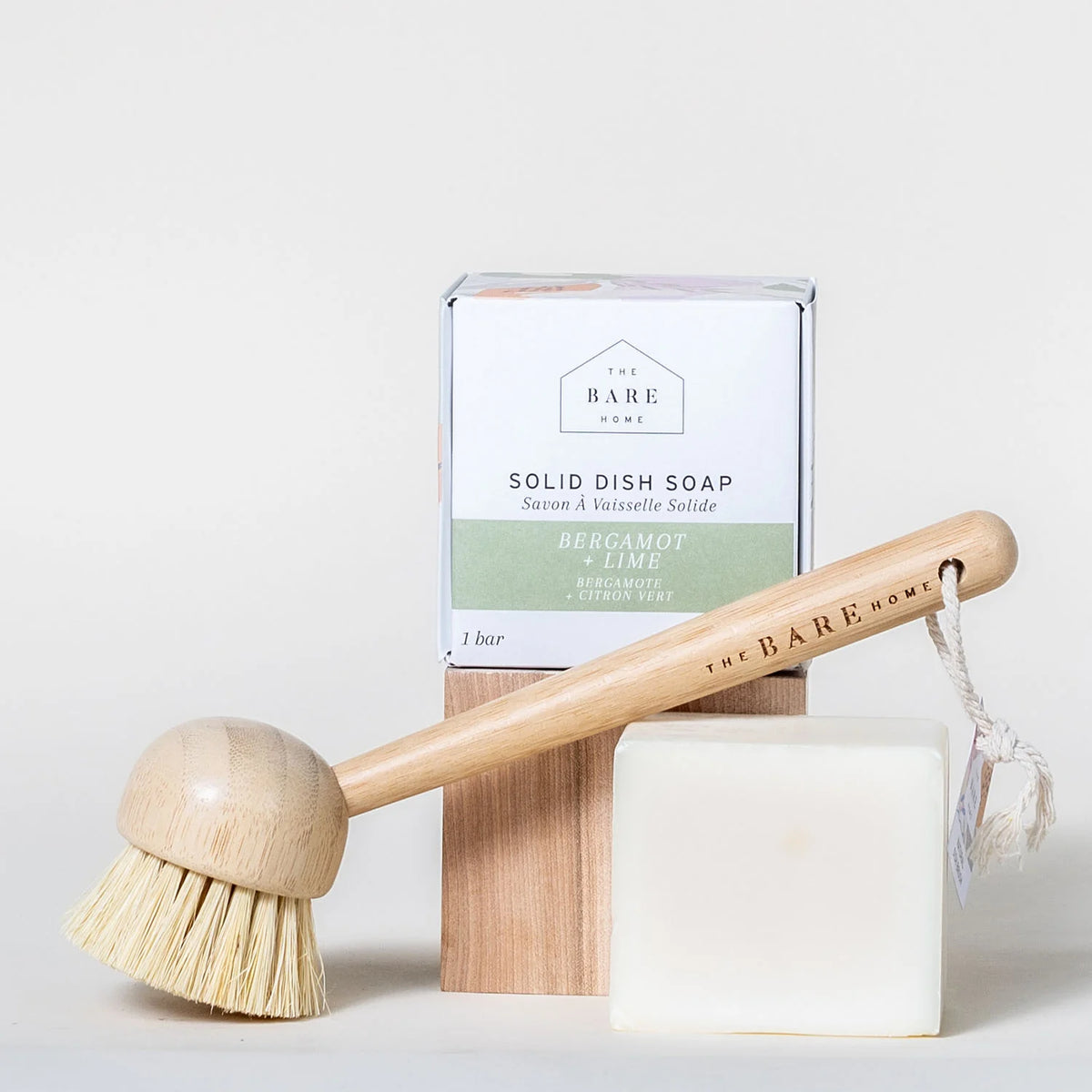 The Bare Home Solid Dish Soap Bar &amp; Accessories