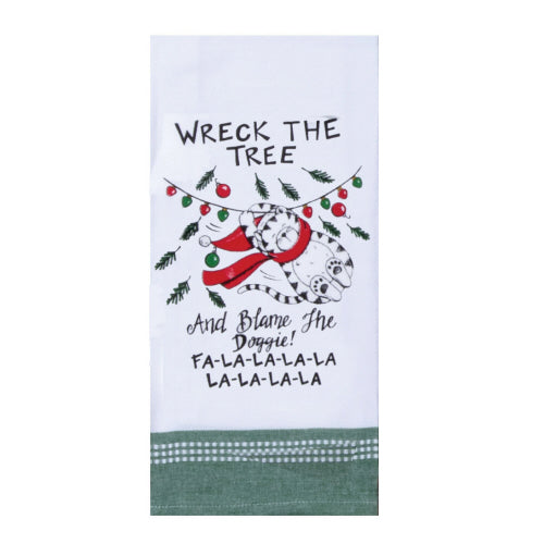 Kay Dee Christmas Theme Tea Towel