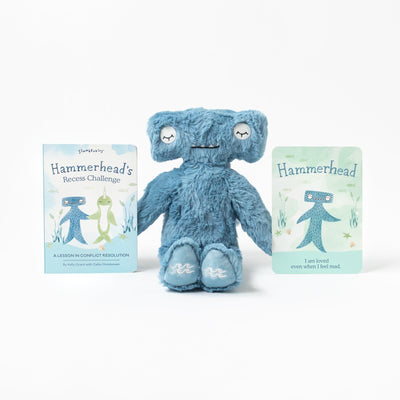 Slumberkins Snuggler &amp; Kin Emotional Wellbeing Plush Animal &amp; Book Set