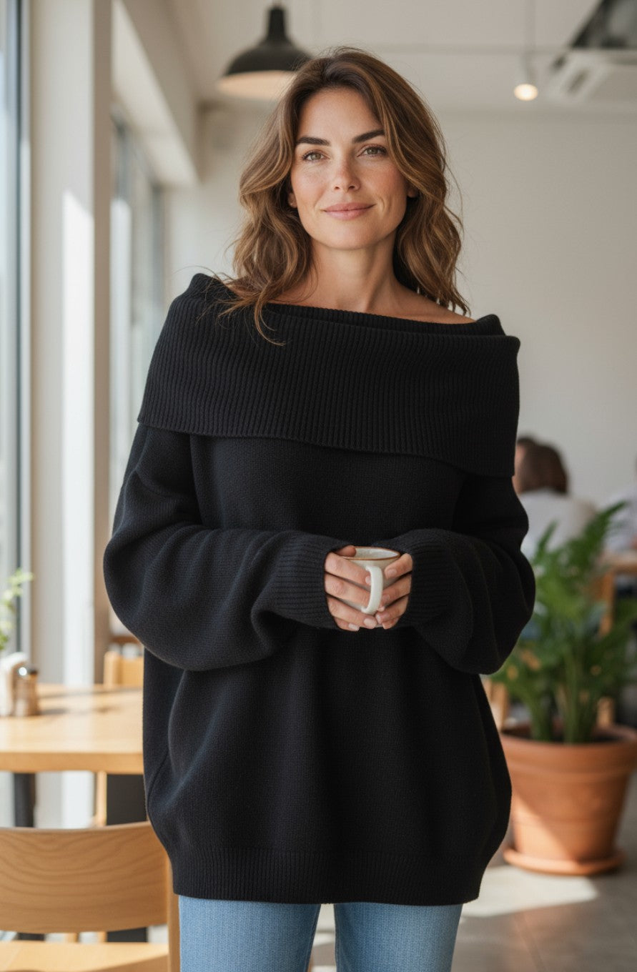 Catherine Lillywhite Cowl Neck Sweater