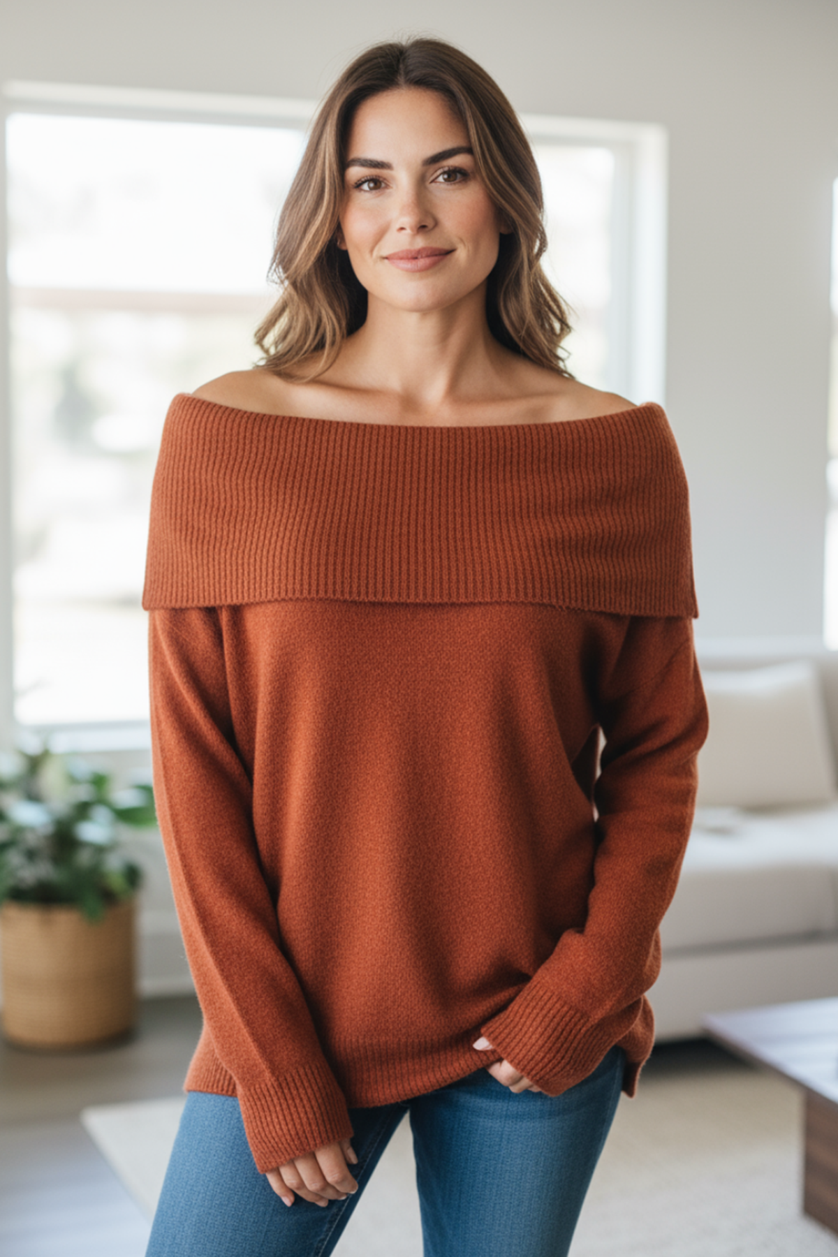 Catherine Lillywhite Cowl Neck Sweater