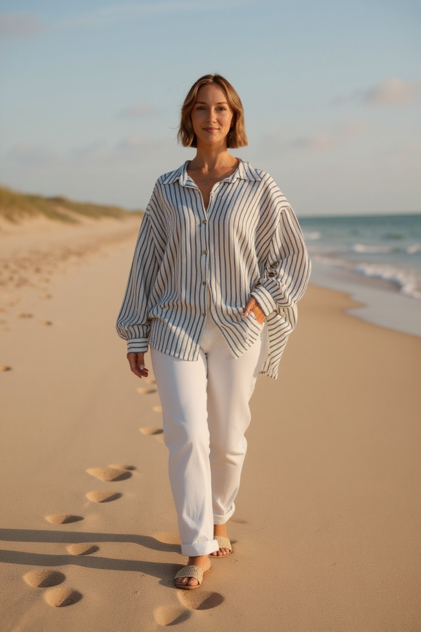 Catherine Lillywhite Cotton Striped Shirt