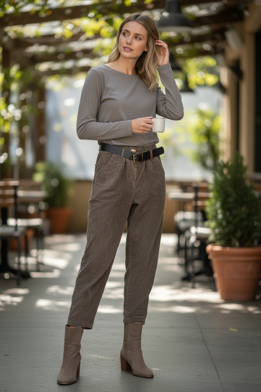 Catherine Lillywhite Corduroy Pull On Pants