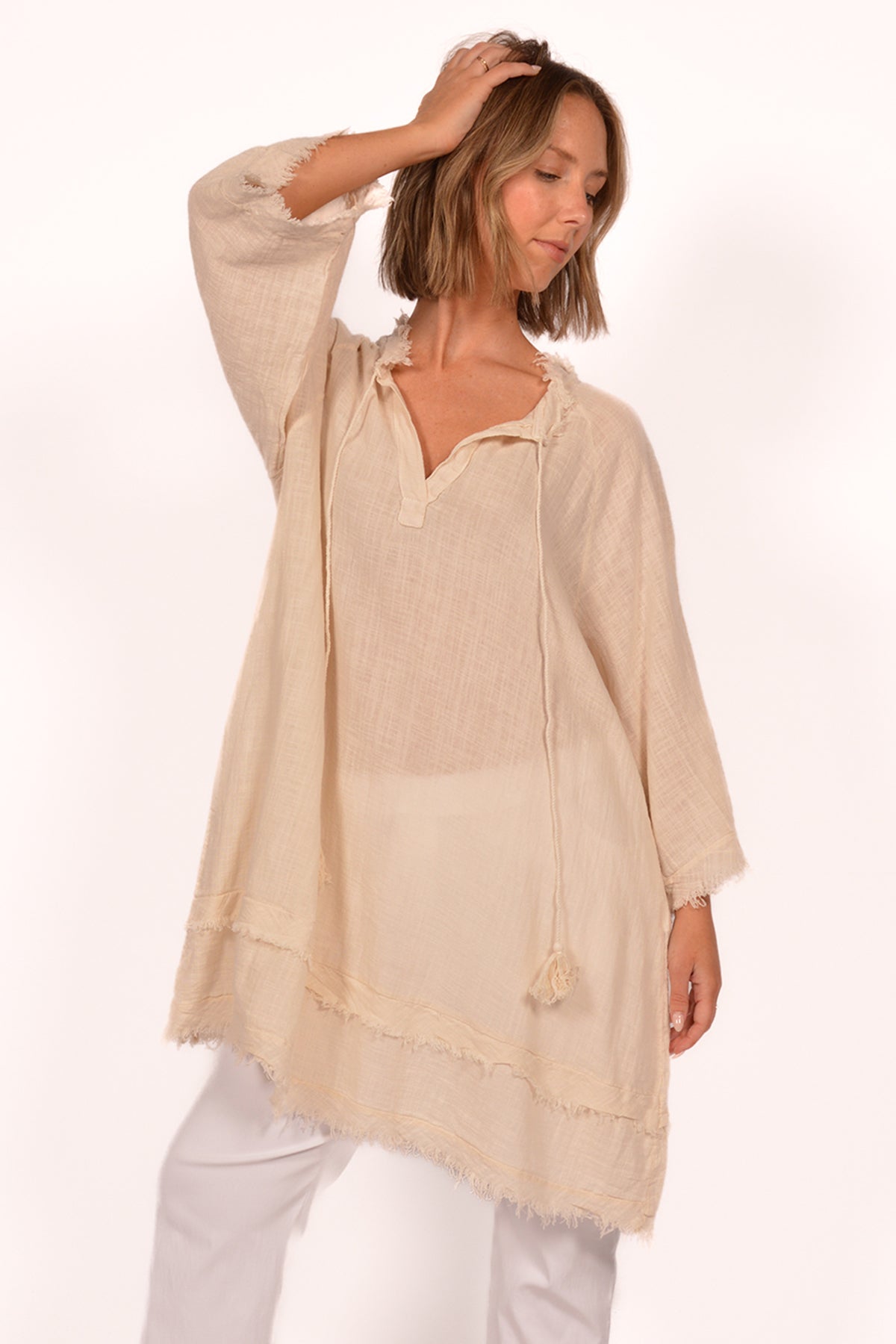 Catherine Lillywhite Fray Edge Tunic Dress