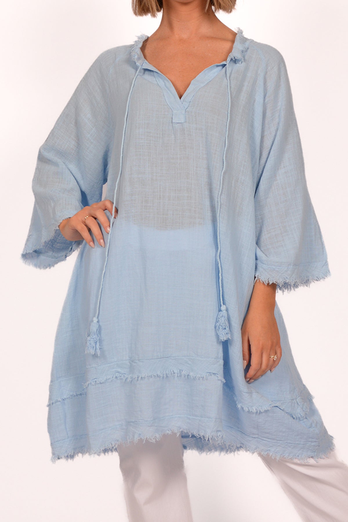 Catherine Lillywhite Fray Edge Tunic Dress
