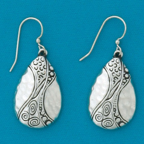 Basic Spirit Pewter Earrings