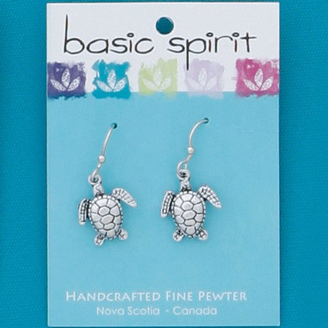 Basic Spirit Pewter Earrings