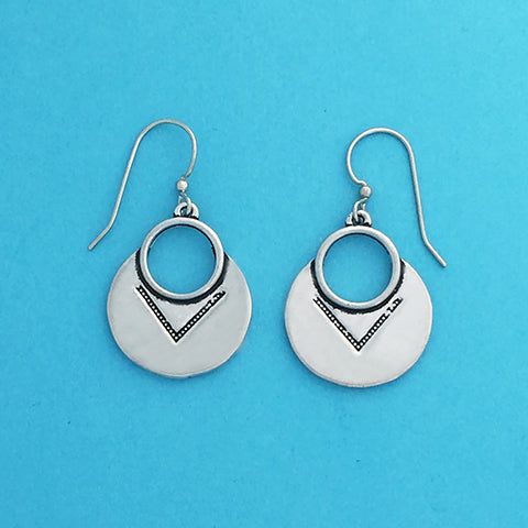Basic Spirit Pewter Earrings