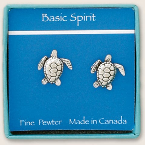 Basic Spirit Pewter Earrings