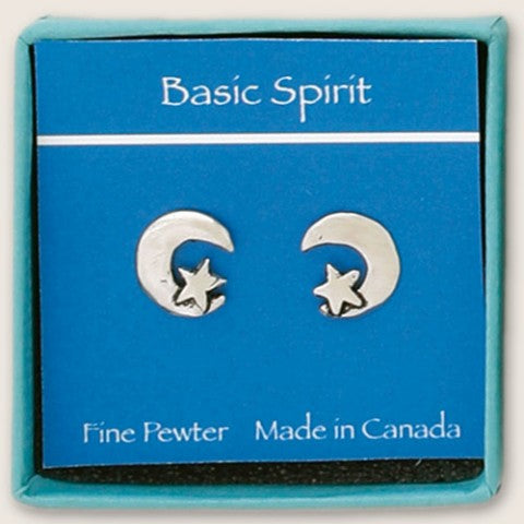 Basic Spirit Pewter Earrings