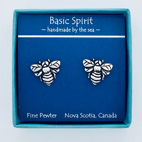 Basic Spirit Pewter Earrings