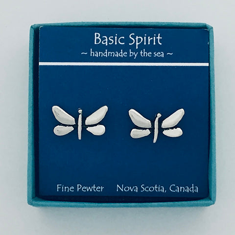Basic Spirit Pewter Earrings
