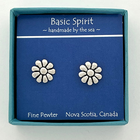 Basic Spirit Pewter Earrings
