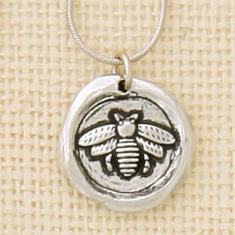 Basic Spirit Pewter Necklace Bee