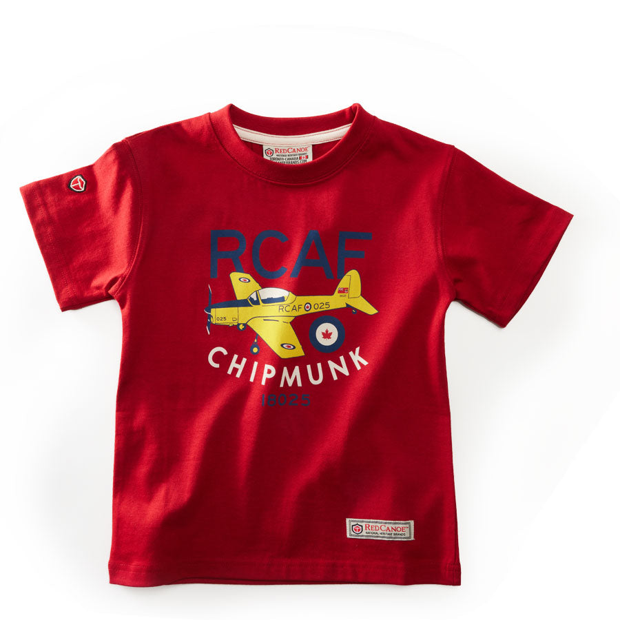Red Canoe Kids Aeroplane Chipmunk T-Shirts