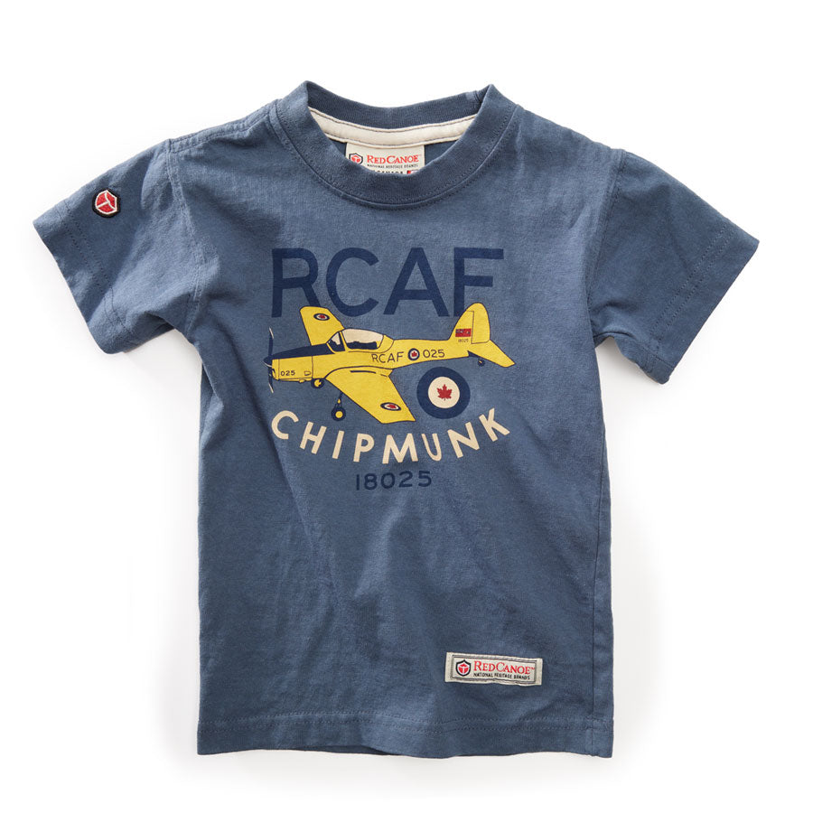 Red Canoe Kids Aeroplane Chipmunk T-Shirts