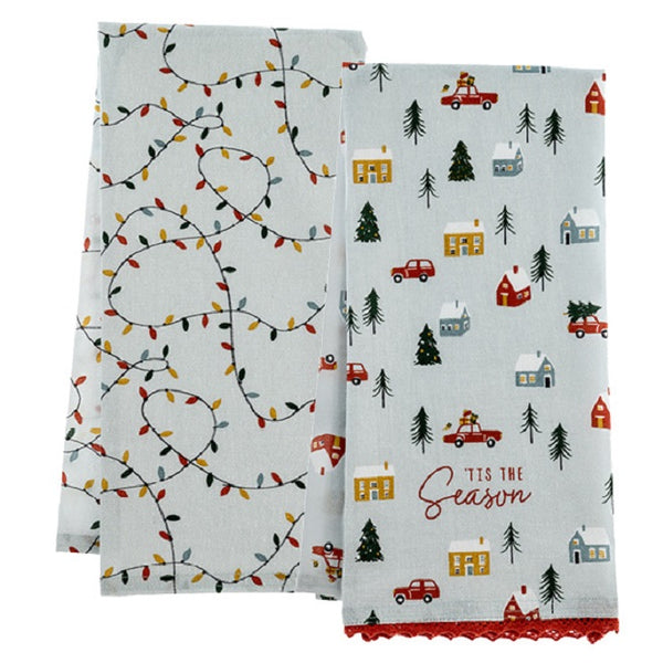 Karma Christmas Tea Towels / Napkins